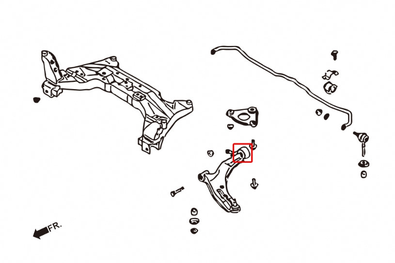 Front Lower Arm Bushing Nissan Sentra