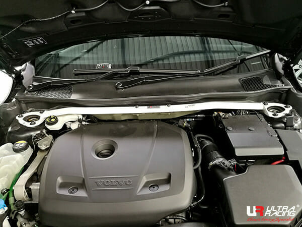 Volvo V40 T4 1.6 4WD 12-16/V40 T5 2.0 16-19 2WD UltraRacing 2-Point Front Upper Strutbar (3210)