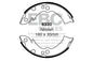 6330 - EBC Brake Shoes; Rear