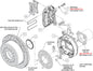 140-16988-D Wilwood Big Brake Kit - Rear - 280x20mm Curved Slotted & Cross Dilled - Dynapro Black