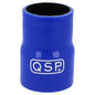 Silicone hose reducer  - fuel and oil resistant - 57-51 mm - Blue