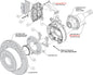 140-9791-D - Wilwood Big Brake Kit - Rear - 309x20mm Curved Slotted & Cross Drilled - Dynalite Internal Black