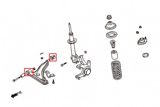 Front Lower Arm Bushing Nissan March