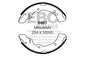6467 - EBC Brake Shoes; Rear