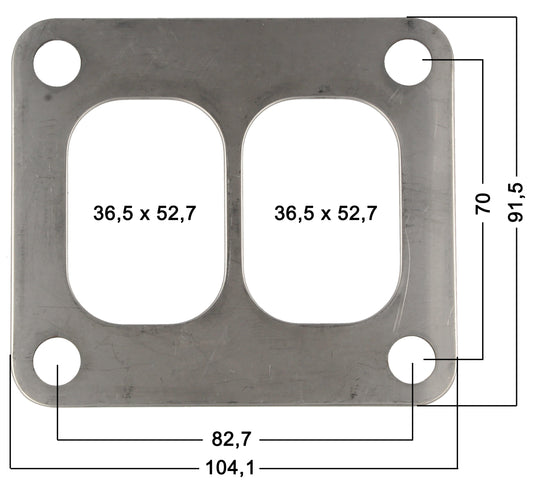 gasket turbo in T4 divided universal