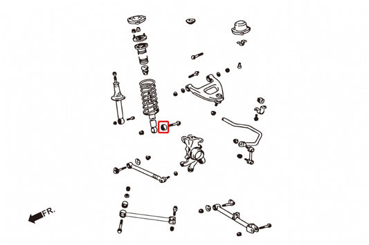 Rear Shock Bushing Toyota Mark ii