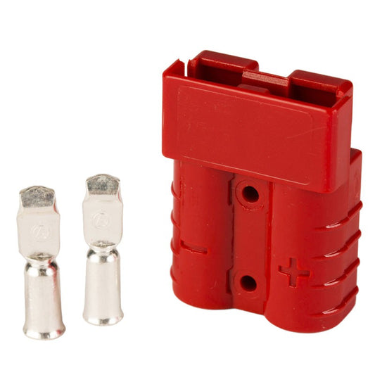 Heavy duty connector 350A red 2-pin