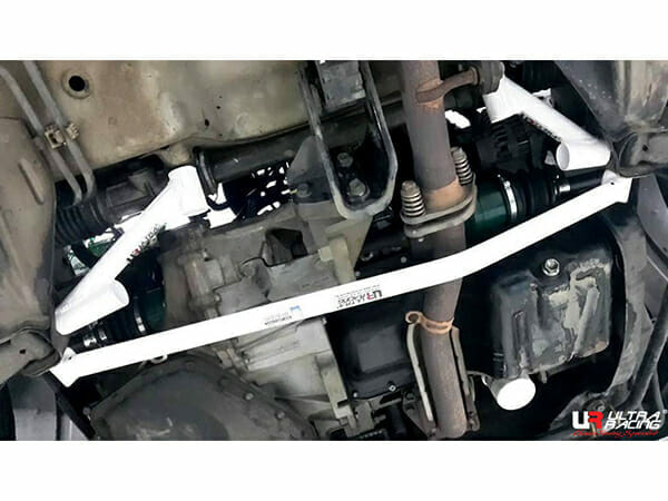 Suzuki Solio 1.3 2WD 03-08 UltraRacing 4-Point Front Upper Strutbar (2916P)