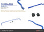 Rear Sway Bar Subaru Impreza