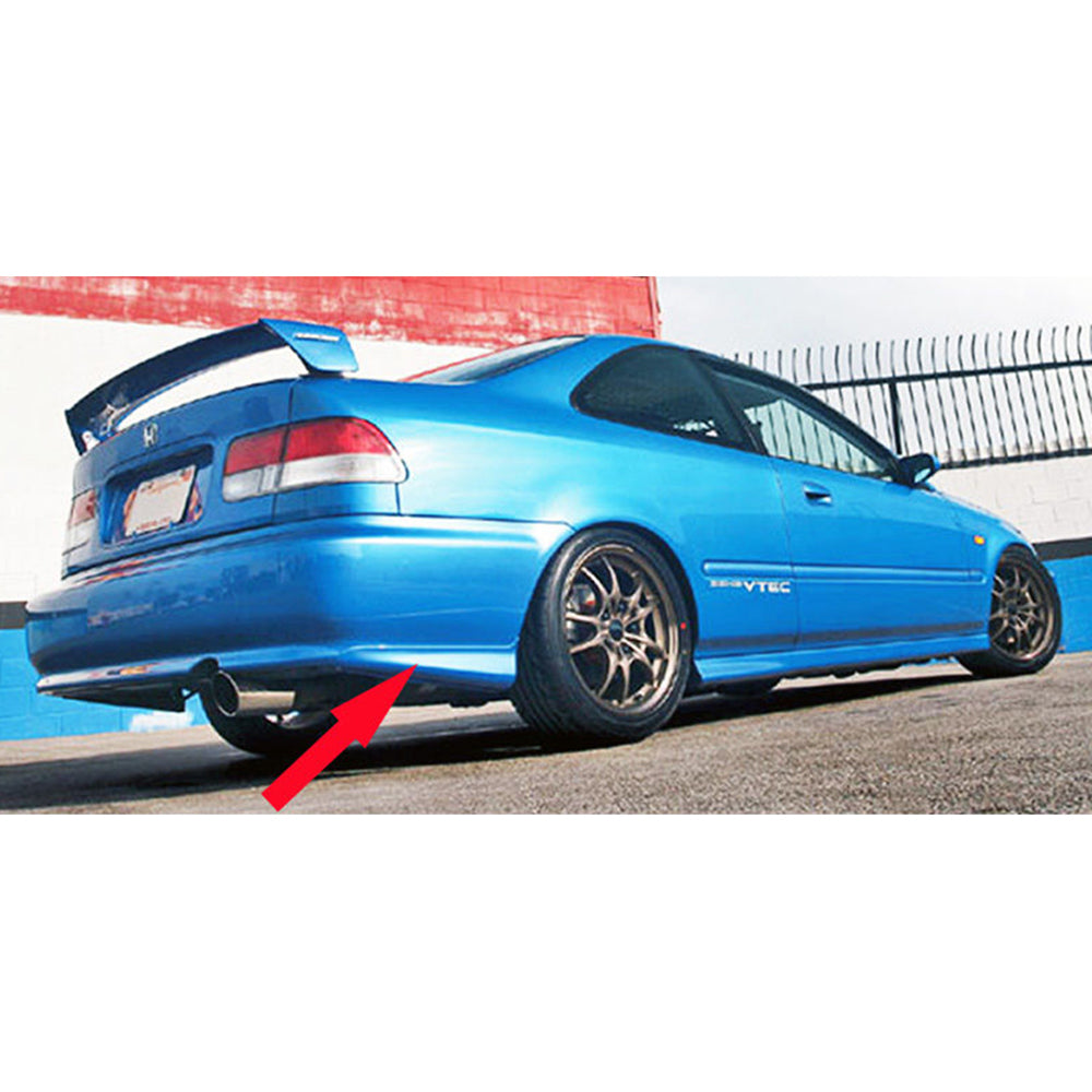 Rear Bumper Caps ''Mugen'' (Civic 99-01 2/4dr)
