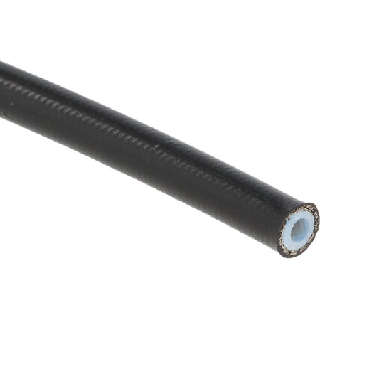 fuel / oil hose Stainless steel jacket PTFE AN6 coating Black (ø 8.13mm)