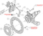 140-14106-D - Wilwood Big Brake Kit - Rear - 328x9mm Cross Drilled - Dynapro Radial Mount Anodized