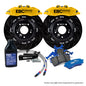 BBK042YEL-2 - EBC Big Brake Kit - Front - 355x32mm Curved Slotted - Apollo-6 Yellow