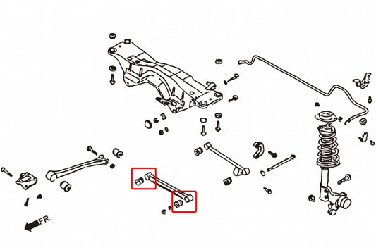 Rear Front Lateral Arm Bushing Subaru Forester, Impreza, Legacy/outback