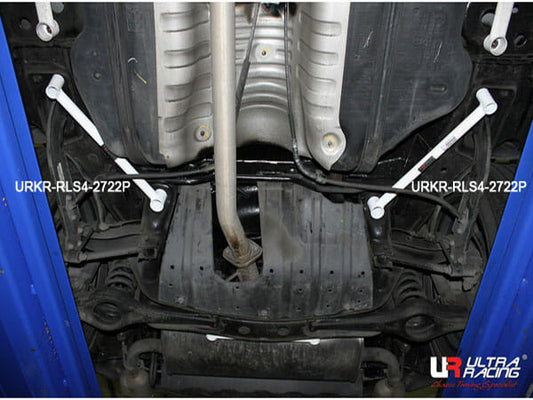 Ssangyong Actyon 2.0D 05-10/Korando C200 2.0D 10-19 2WD/4WD UltraRacing 4-Point Rear Lower Bar (2722P)