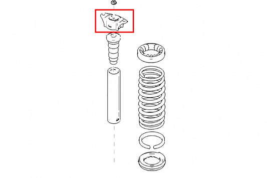 Rear Reinforced Strut Mount Ford Focus, Mazda 3