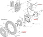 140-13734-D - Wilwood Big Brake Kit - Rear - 327x28mm Curved Slotted & Cross Drilled - Superlite 4R Black