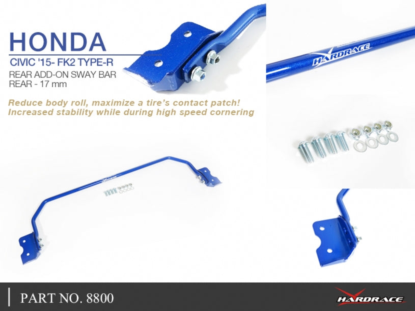 Rear Add-on Sway Bar Honda Civic
