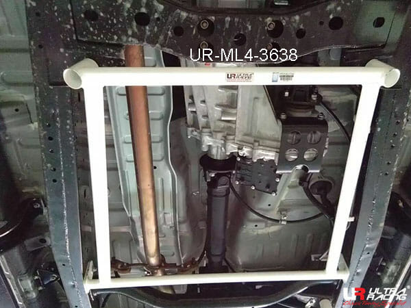 Mitsubishi Triton L200 (KJ) 2.4D/2.5D 2WD/4WD FL 15+ UltraRacing 4-Point Mid Lower Brace (3638)