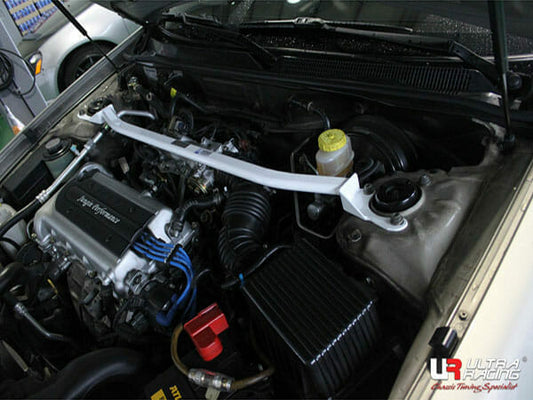 Renault Samsung SM5 SM520 (KPQ/A32) 2.0 L4 2WD 98-05 UltraRacing 2-Point Front Upper Strutbar (2717)