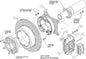 140-12420-D - Wilwood Big Brake Kit - Rear - 309x20mm Curved Slotted & Cross Drilled - Dynalite Internal Black