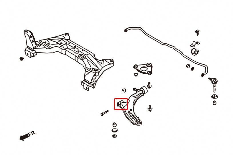 Front Lower Arm Bushing Nissan Sentra