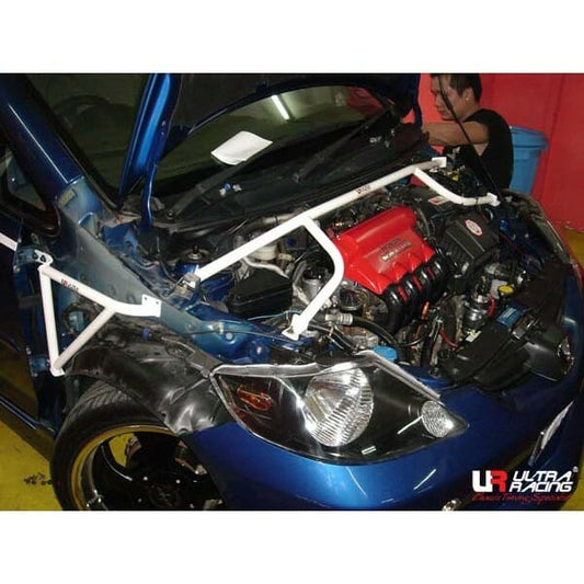 Honda City (GD8) 1.5 2WD 02-08 UltraRacing 4-Point Front Upper Strutbar (051)