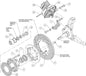 140-15465-DR - Wilwood Big Brake Kit - Front - 280x20mm Curved Slotted & Cross Drilled - Dynalite Internal Red