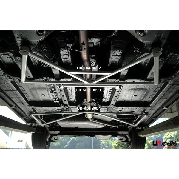 Proton Iriz/Persona 1.6 2WD 14+ UltraRacing 4-Point Front Lower Brace (3092)