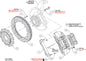 140-16790-R Wilwood Big Brake Kit - Front - 407x35mm Bi-Slotted - TX6R Red