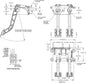 340-14361 - Wilwood Pedal Assembly Tandem Master/Clutch