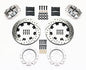 140-5335-DP - Wilwood Big Brake Kit - Rear - 309x20mm Curved Slotted & Cross Drilled - Billet Dynalite Polished