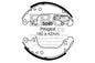 5095 - EBC Brake Shoes; Rear