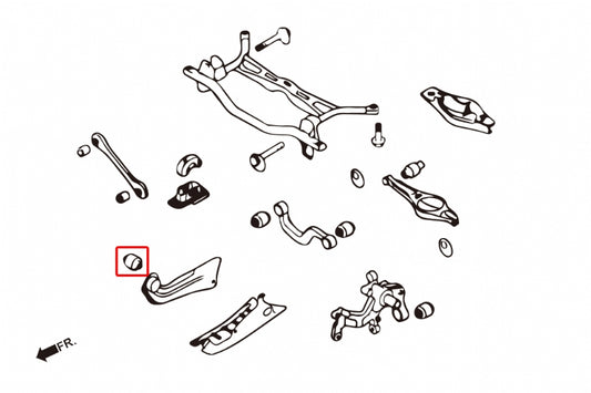 Rear Trailing Arm Bushing Audi, Seat, Skoda, Volkswagen