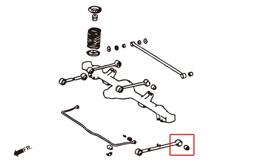 Rear Lower Arm Bush Lexus LX, Toyota Land cruiser