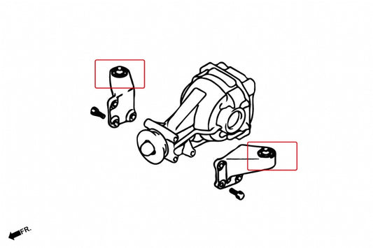 Rear Diff Support Member Bushing Mitsubishi Lancer evolution