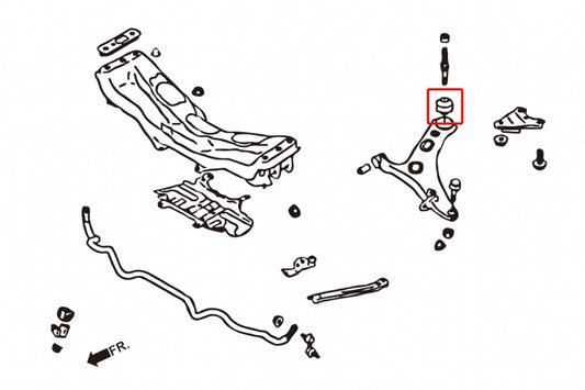Front Lower Arm Bushing - Big Scion, Subaru, Toyota