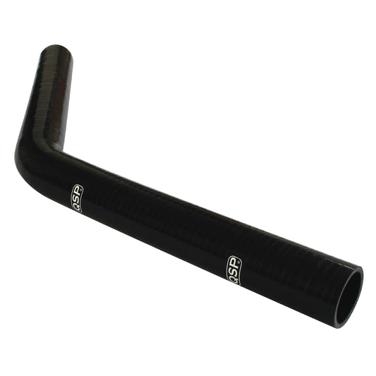 Silicone hose XL - 45° bend - 22 mm - Black