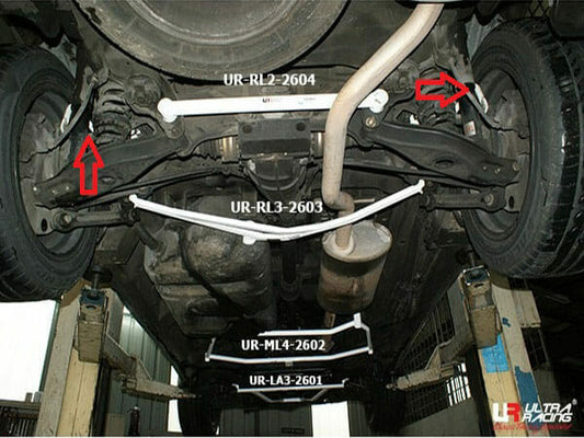 Ssangyong Stavic Sv270 2.7D 4WD 04-12 UltraRacing Rear Sway Bar 19mm (462)