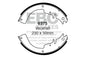 6375 - EBC Brake Shoes; Rear
