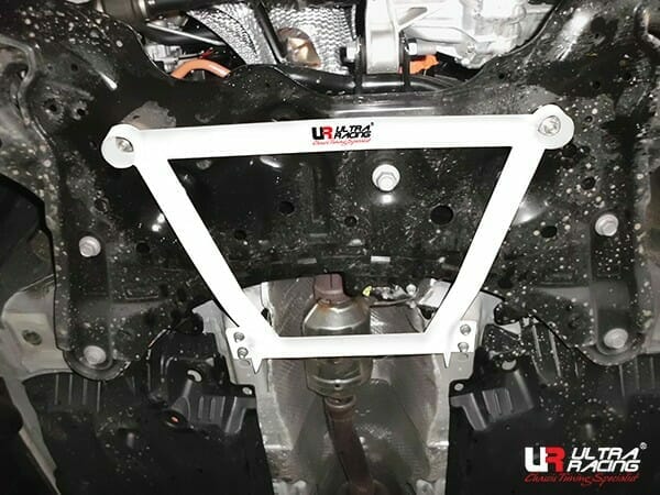 Toyota C-HR (AX-10) 1.2T/1.8 18+/Prius 1.8 16+ 2WD/4WD UltraRacing 4-Point Front Lower Brace (3840)