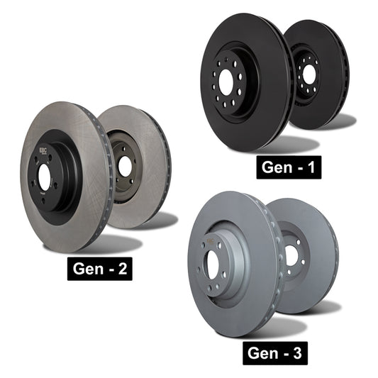D7840 - EBC Premium Brake Discs; Front