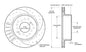 160-11521-BK - Wilwood SRP Rotor & Hat - 280x20mm Curved Slotted & Cross Drilled Right