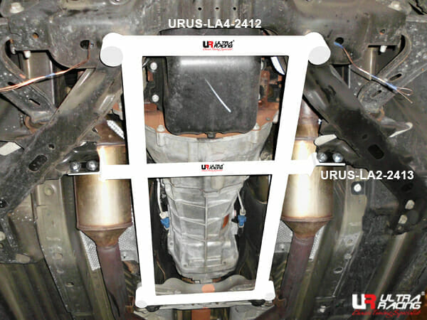 Ford Mustang S-197 (GT500) 5.4 05Ã¢â‚¬â€œ09/S-197II 3.7 10-14 2WD UltraRacing 2-Point Front Lower Tiebar (2413)