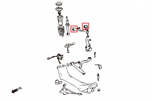 Front Upper Arm Bushing Lexus GS, SC, Toyota Aristo