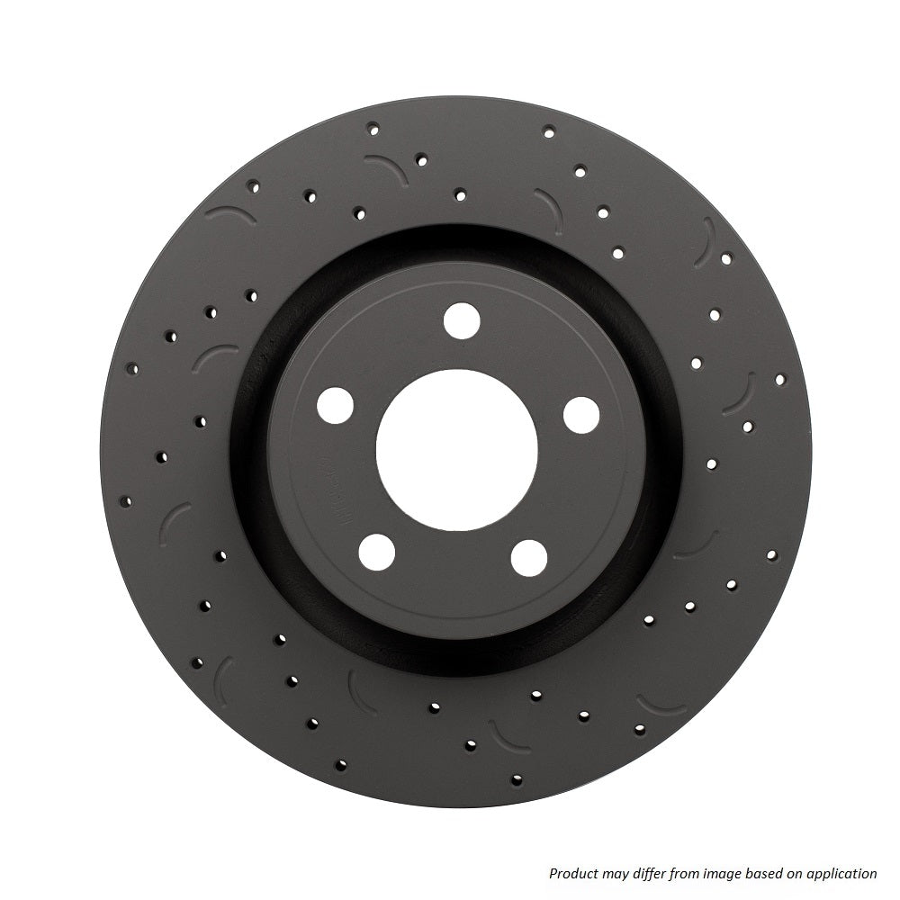 HTC5385 - Hawk Talon Slotted & Drilled Brake Discs; Rear