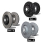 USR1012 - EBC USR Slotted Brake Discs; Front