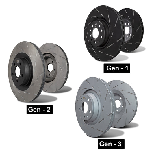 USR2141 - EBC USR Slotted Brake Discs; Front