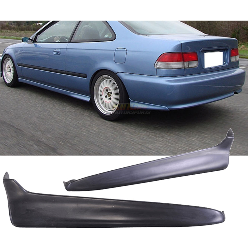 Rear Bumper Caps ''Mugen'' (Civic 95-98 2/4dr)