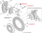 140-15305-DR - Wilwood Big Brake Kit - Front - 355x32mm Curved Slotted & Cross Drilled - AERO6 Red